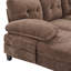 Canapé modulaire en U en chenille de 103,5 po avec méridienne double en U-1486321838