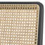 Chaise d'appoint Adaora en noir / naturel