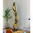 Bronze+Black Metals+Acrylic Free Form Floor Lamps