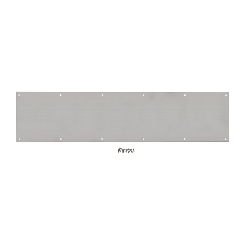 Kick Plate, H 8,5 po x l 35 po x P 0,3 po, Nickel satiné