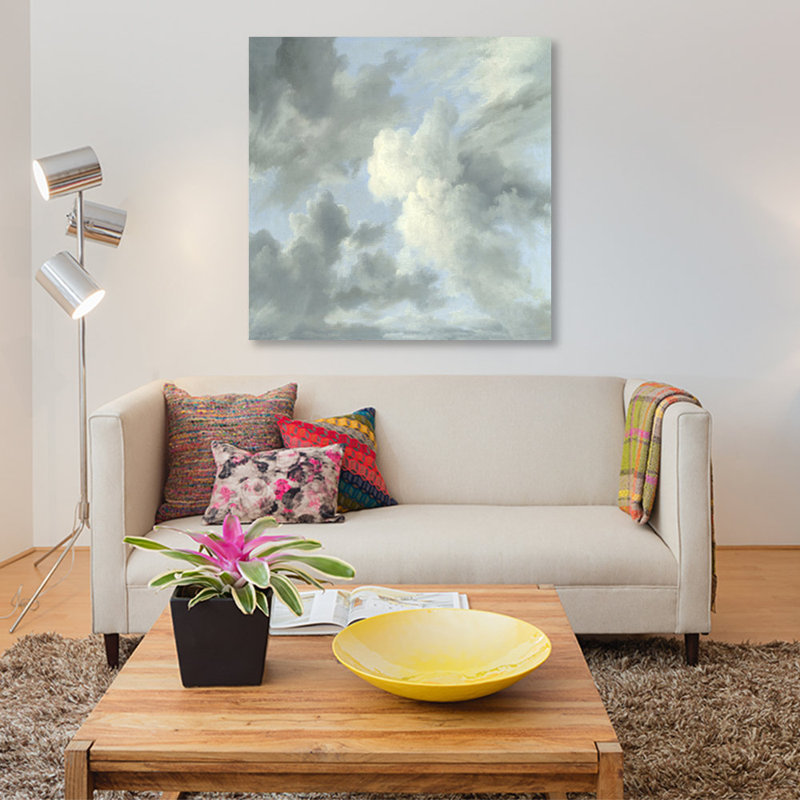 «Cloud Study IV» par Sophia Mann - reproduction d'art sur toile tendue, H 12 po x l 12 po x P 0,75 po, Toile tendue