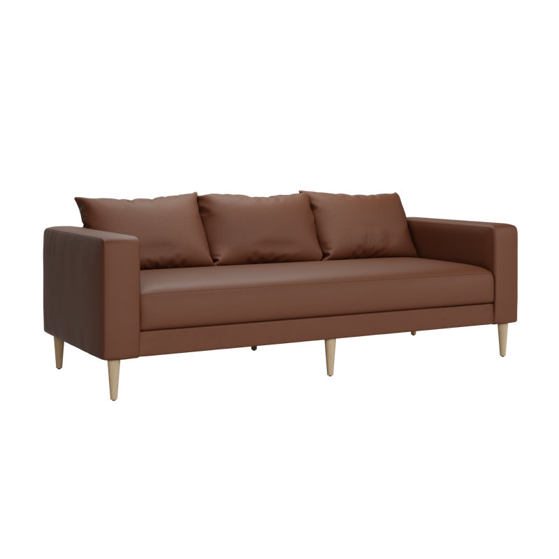 Essential Sofa, Terra Cactus Leather / Natural, Natural