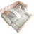 Comfortable Upholstered Daybed with Pull - Out Bed, Suitable for Adults and Children, Offering a Cozy Resting and Sleeping Solution-1287393753