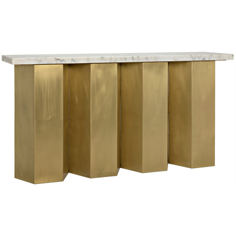 Shilo 64'' W Marble Console Table