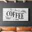 Coffee Time - Toile tendue avec châssis - Prêt à accrocher-2117841686