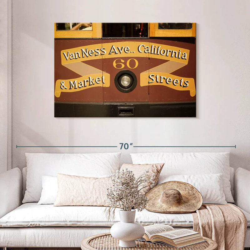Retro Cable Car, 30" H x 45" W