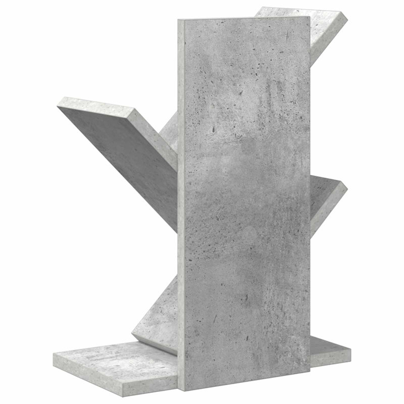 40 cm H x 30 cm W Standard Bookcase, Concrete Grey