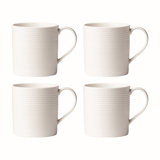 LX Collective White Mugs, Set of 4
