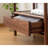 Elegant Black Walnut Coat Rack Cabinet