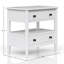 Table de chevet ouverte avec 2 tiroirs-931864171