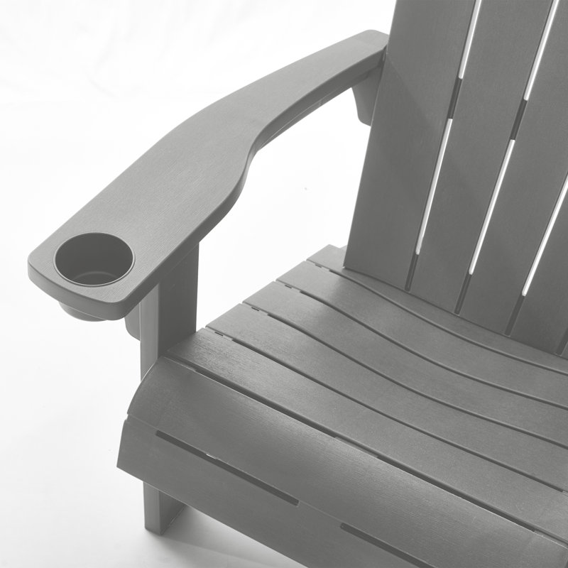 Keter Alpine Adirondack Chair, Grey, 1