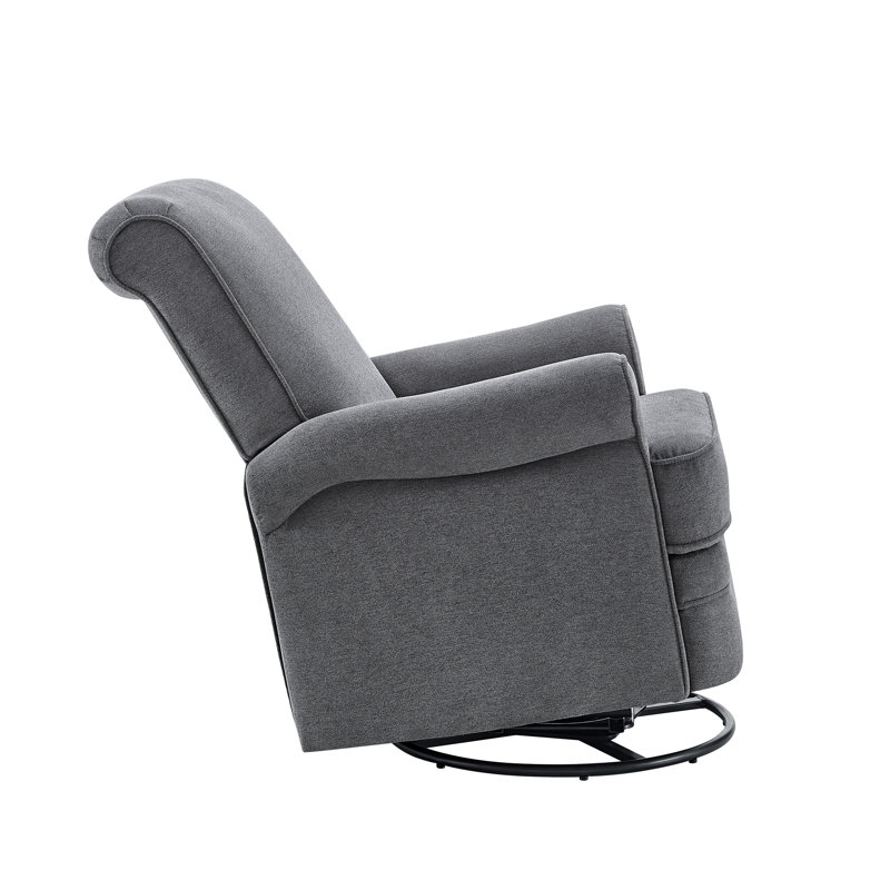 Fauteuil coulissant pivotant Gwendoline, Gris