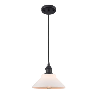 Luminaire suspendu conique à 1 lumière Newton St Loe