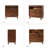Arturo Modern Walnut 3-Drawer 28 In. W Solid Nightstand with Type-C and USB Ports