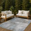 Tapis abstrait intérieur / extérieur lavable à la machine Chantille ACN2718-1026439683-1026439685