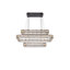 Luminaire suspendu triple DEL rectangulaire en chrome Maart 42 po Maart-1908804135-1908804134