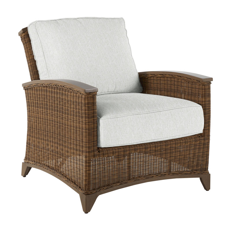Astoria Woven Lounge Chair, Raffia/Oak, Welt, Bali Pearl