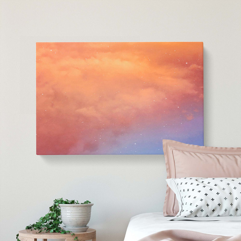 Sky Full Of Love - Wrapped Canvas, 35cm H x 50cm W x 3cm D