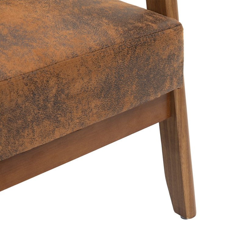 Canapé Mid-Century, Brun