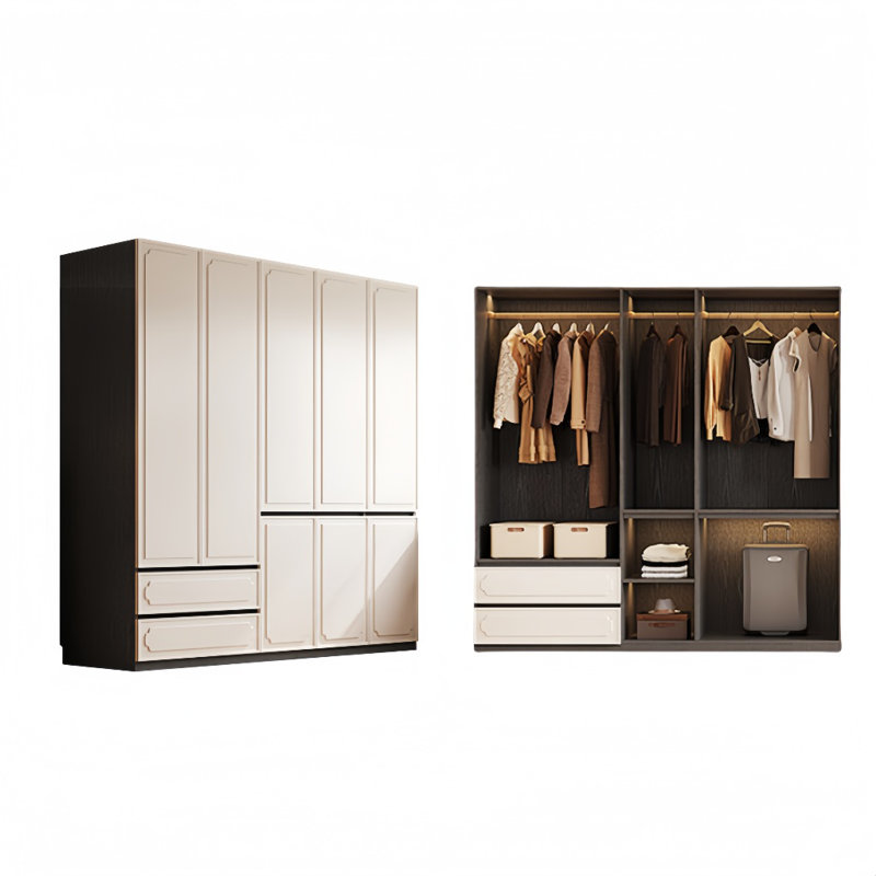 Garde-robe simple et haut de gamme, H 79 po x l 71 po x P 24 po