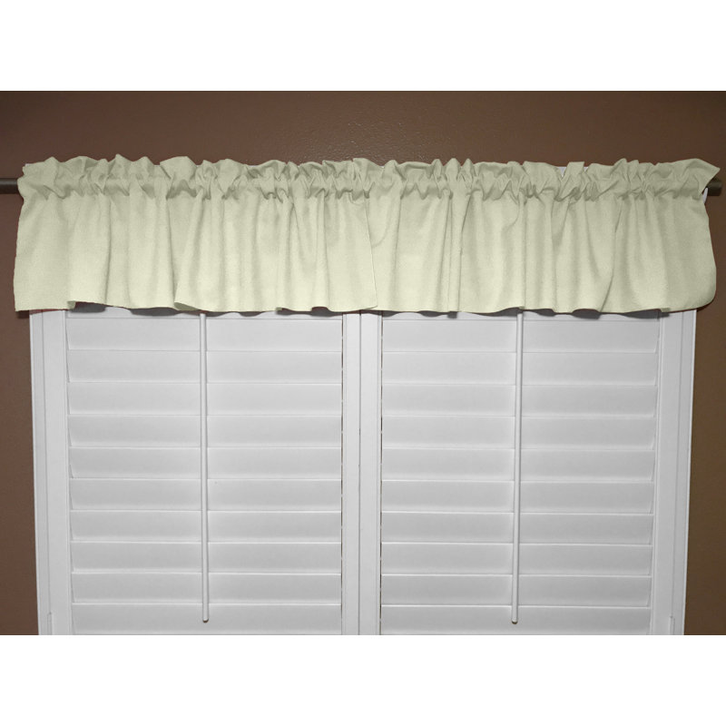 Cantonnière sur mesure l 58 po Pastorella, L 58 po x L 18 po, Ivoire
