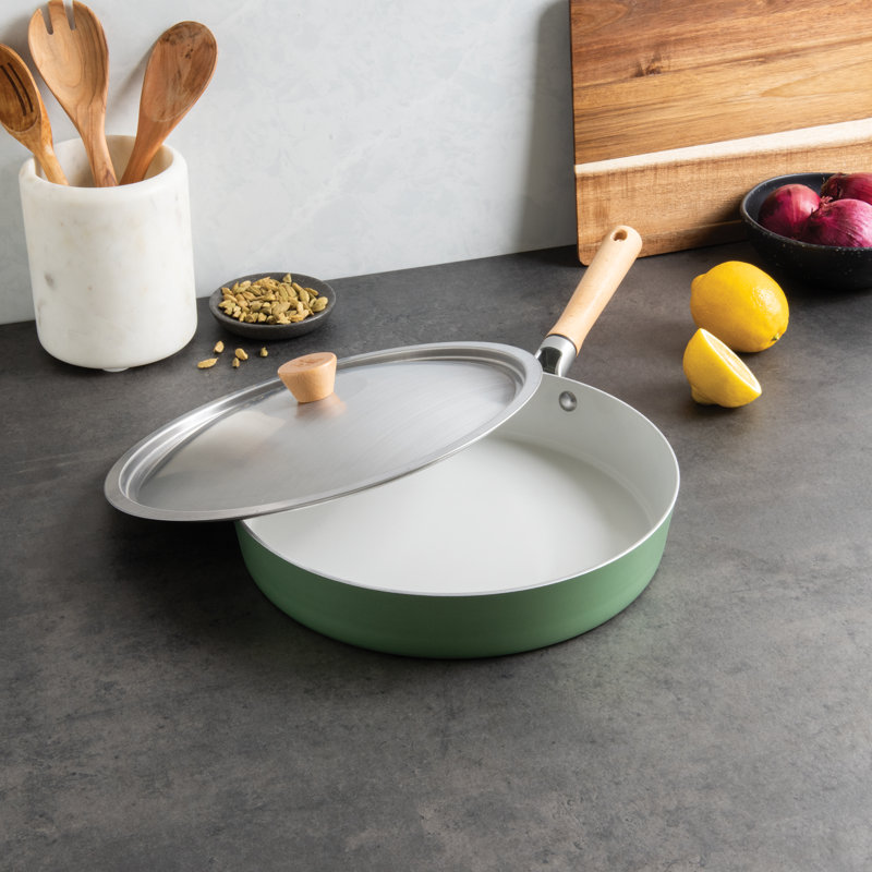 Nordic Ware Cardamom 8" Nonstick Frying Pan With Lid, 12"