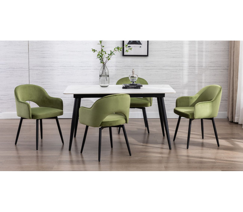 EWX19027DC 47cm H Side Chair, Green