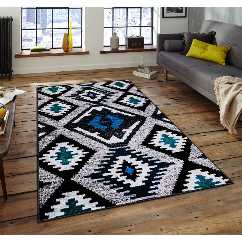 Luxurious Area Carpet (5.2 x 7.5 ft), 100% Polyester, 740 g/m² | Soft Velvet Fabric with Non-Slip Felt Dot Underside, Laminated Sponge for Comfort | Easy to Clean, Machine Washable at 86°F | Ideal for Living Room & Bedroom Decor