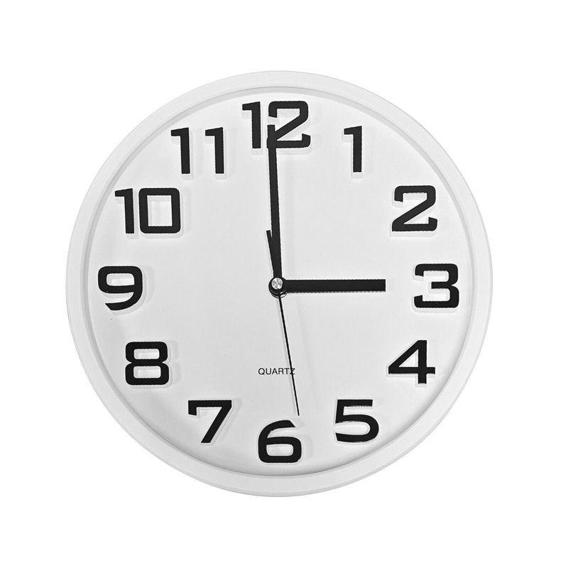 Nhieu Wall Clock, White