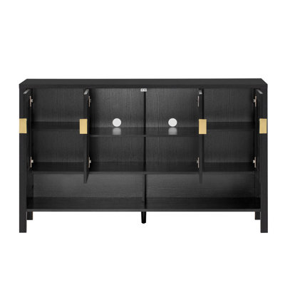 Buffet de rangement 55,1 po avec 4 portes
