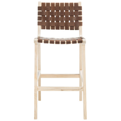 Alston Upholstered Counter Stool with Solid Wood Frame