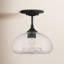 Plafonnier 1 lumière Lani noir mat Lani-234823154