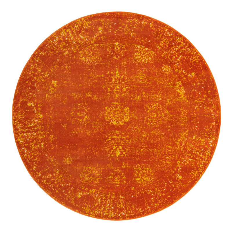 Brandt Floral Indoor Rug, Round 7'1"