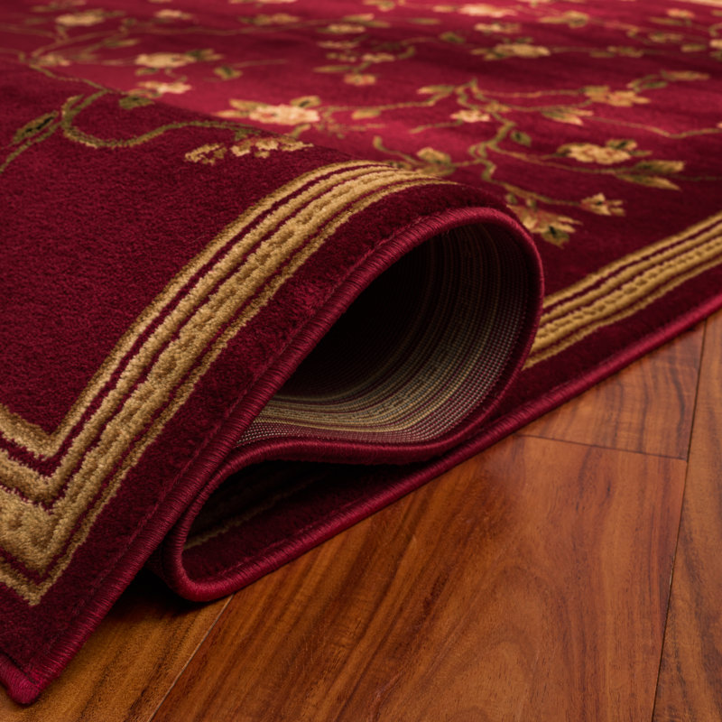 Tapis d'intérieur à motif floral Lyndhurst, Rectangle 3 pi 3 po x 5 pi 3 po