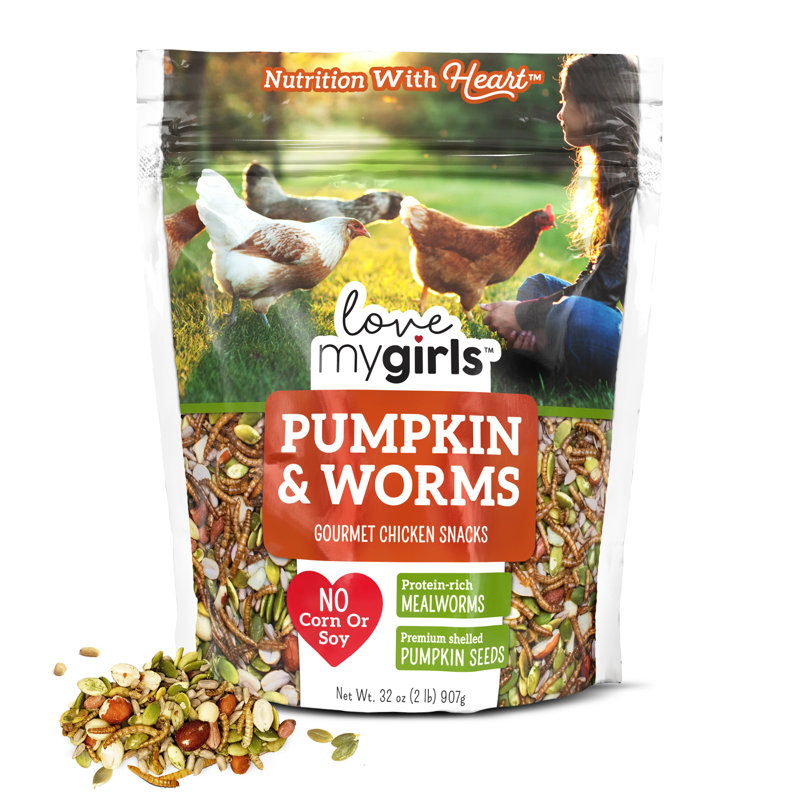 Love My Girls: Chicken Snacks - Pumpkin & Worms