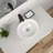 16" L x 12" W Oval Ceramic Bathroom Sink Above-Counter Vessel Sink
