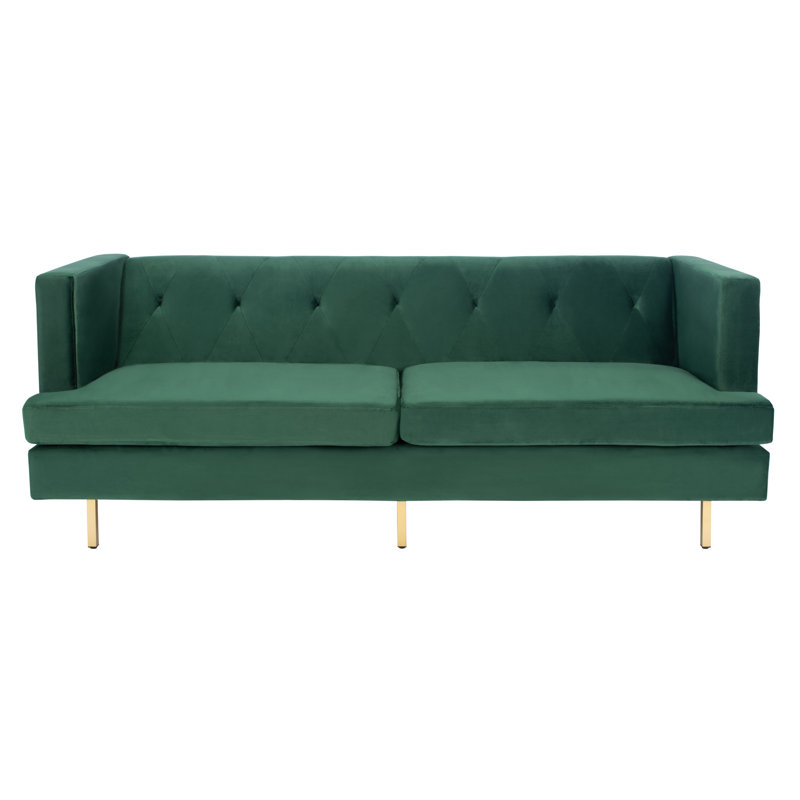 82'' Velvet Sofa, Emerald
