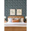 Anita Teal Woodland Floral Wallpaper-638914022