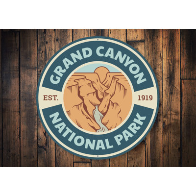 Grand Canyon National Park Aluminum Sign