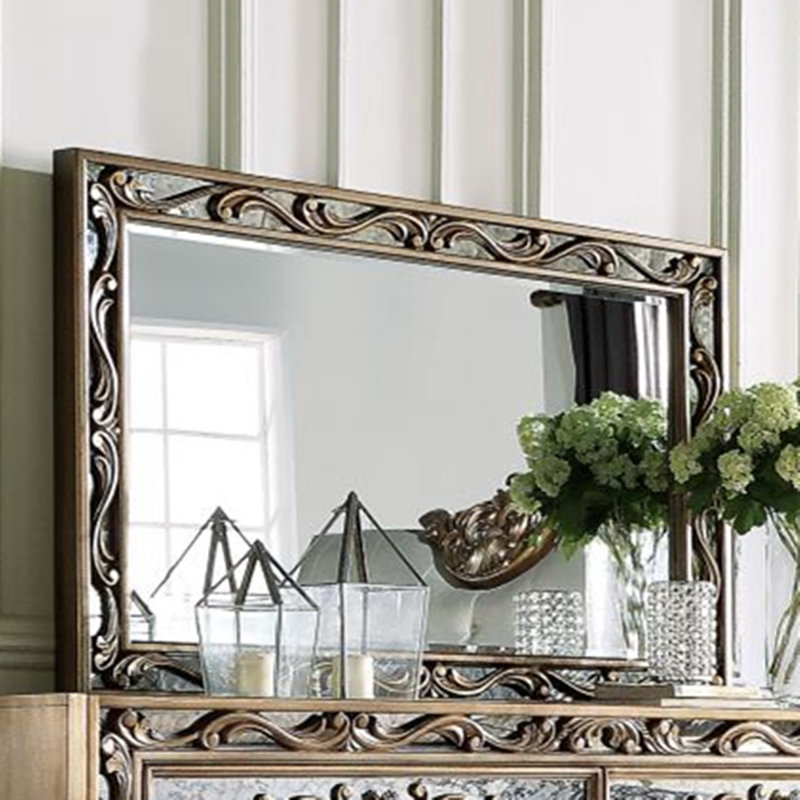 Miroir de commode traditionnel Boyden