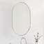 Miroir ovale en métal 20 po x 33 po-421792874-421792872