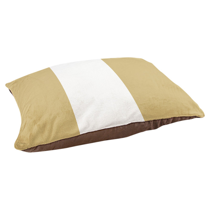 Polyester Pet Bed, Medium (28" W x 18" D x 6" H), Gold