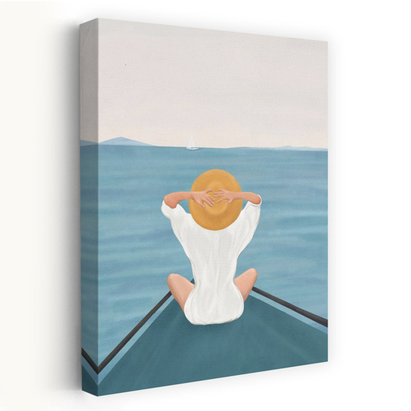 Summer Summer I, art mural contemporain, H 18 po x l 12 po