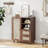 Anaiz Solid Wood Rectangle Accent Cabinet with Storage Drawer