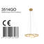 Ashlinn 3 - Light Geometric LED Chandelier-272557538