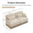 Comfy Chenille Leopard Printinging Loveseat Sofa,Delicate Tassel Edge,Modern Fashion Modular Sectional Couch,Ergonomic Back And Seat Design, Easy Assembly,Deep Seat Couch-1760842357
