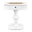 White Game Table with 2-drawer