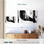Encre noire abstraite sur toile-102346945