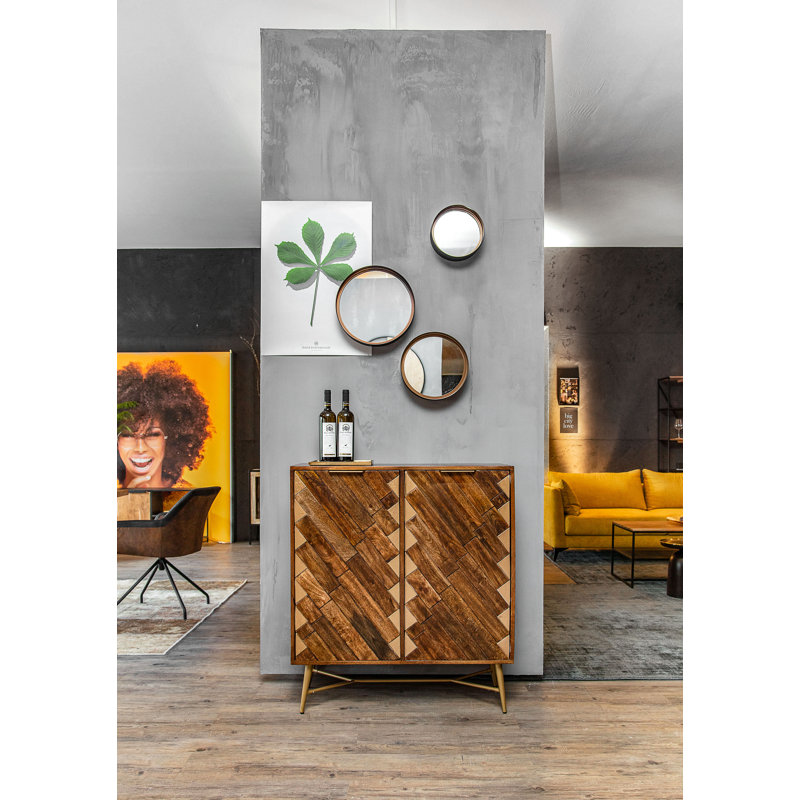 Molene Metal Flat Wall Mirror