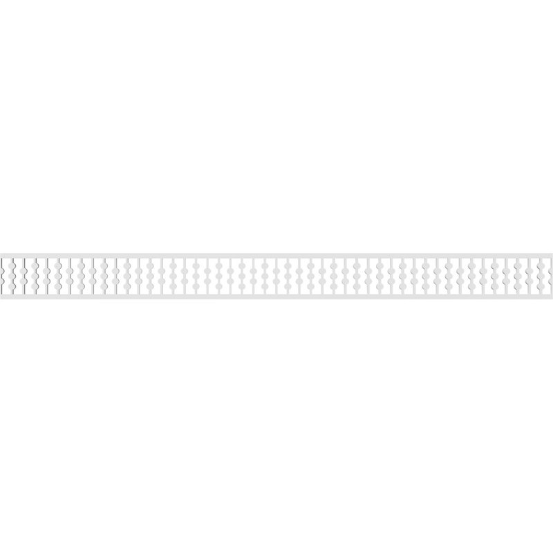 Bridgeport Architectural Grade PVC Running Trim, 4" H x 48" W x 0.63" D